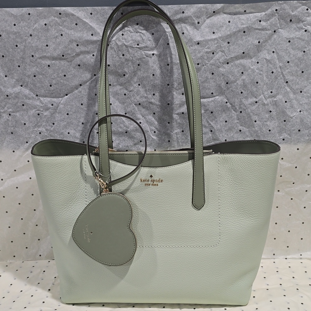 Kate Spade Cece Tote Set, Light Olive - Picture 6 of 11
